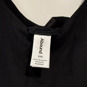 Abound Black Scoop Neck Tank - XXS